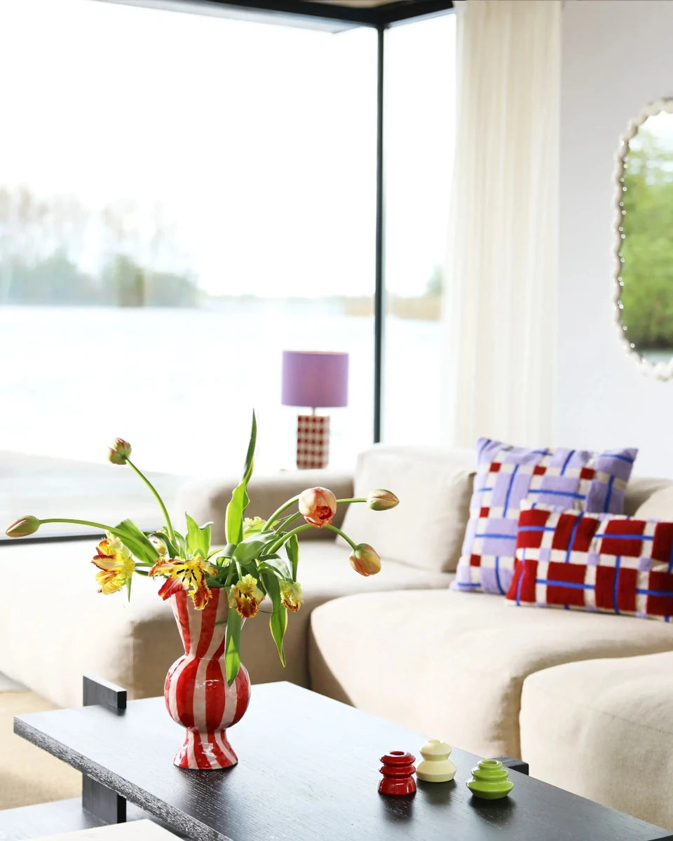 &Klevering - GRID Tischlampe - ROSA ECK