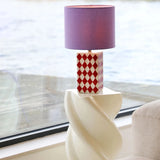 &Klevering - GRID Tischlampe - ROSA ECK