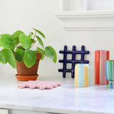 &Klevering - GRID Topfuntersetzer • Rosa - Topfuntersetzer - ROSA ECK Concept Store