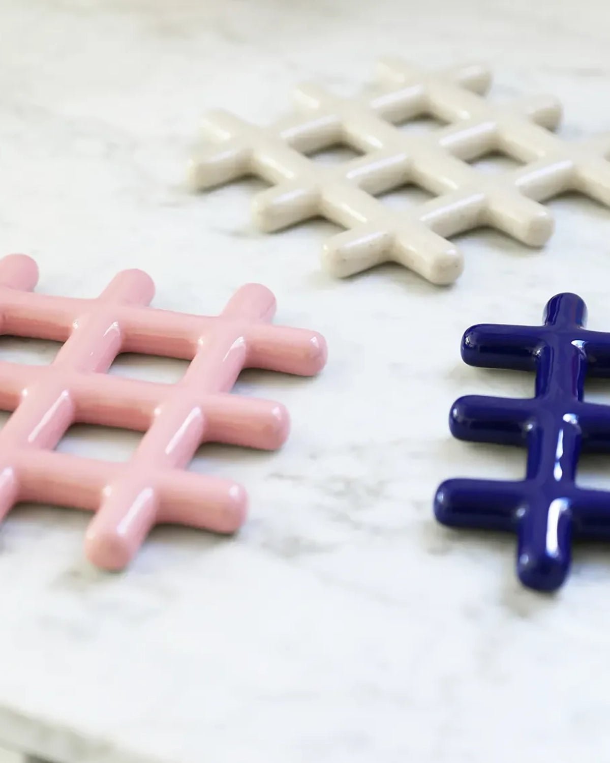 &Klevering - GRID Topfuntersetzer • Rosa - Topfuntersetzer - ROSA ECK Concept Store