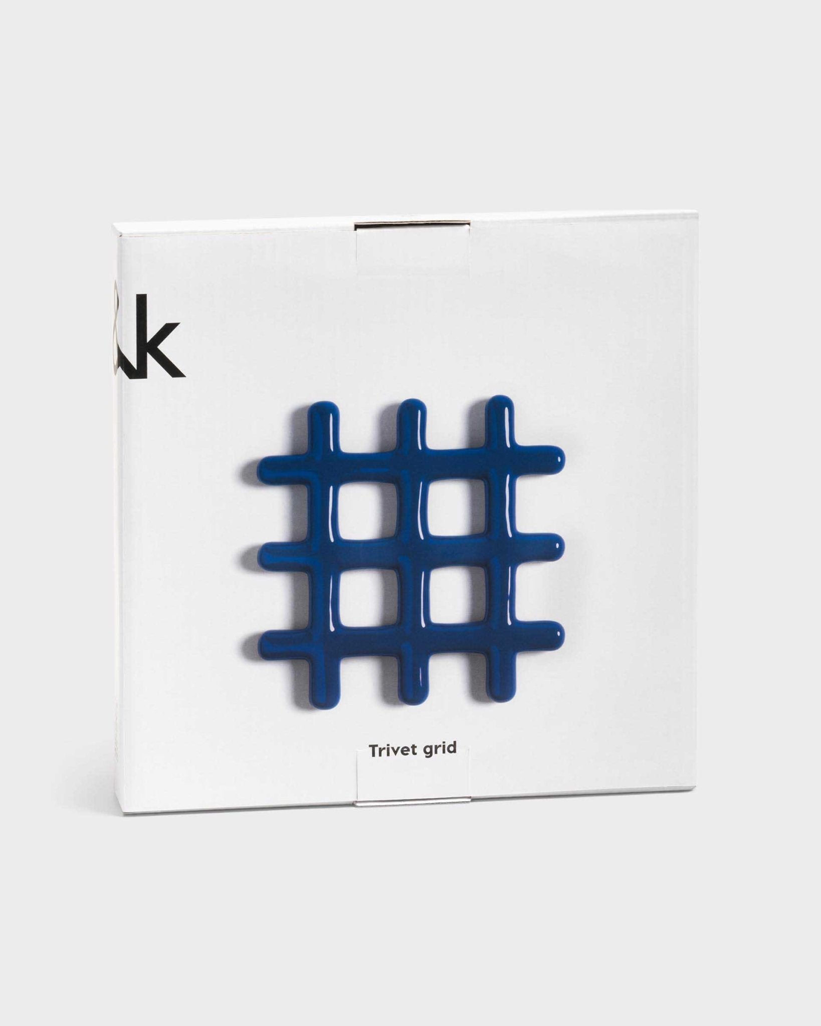 &Klevering - Grid Untersetzer | Blau - Topfuntersetzer - ROSA ECK - Trivet grid blue