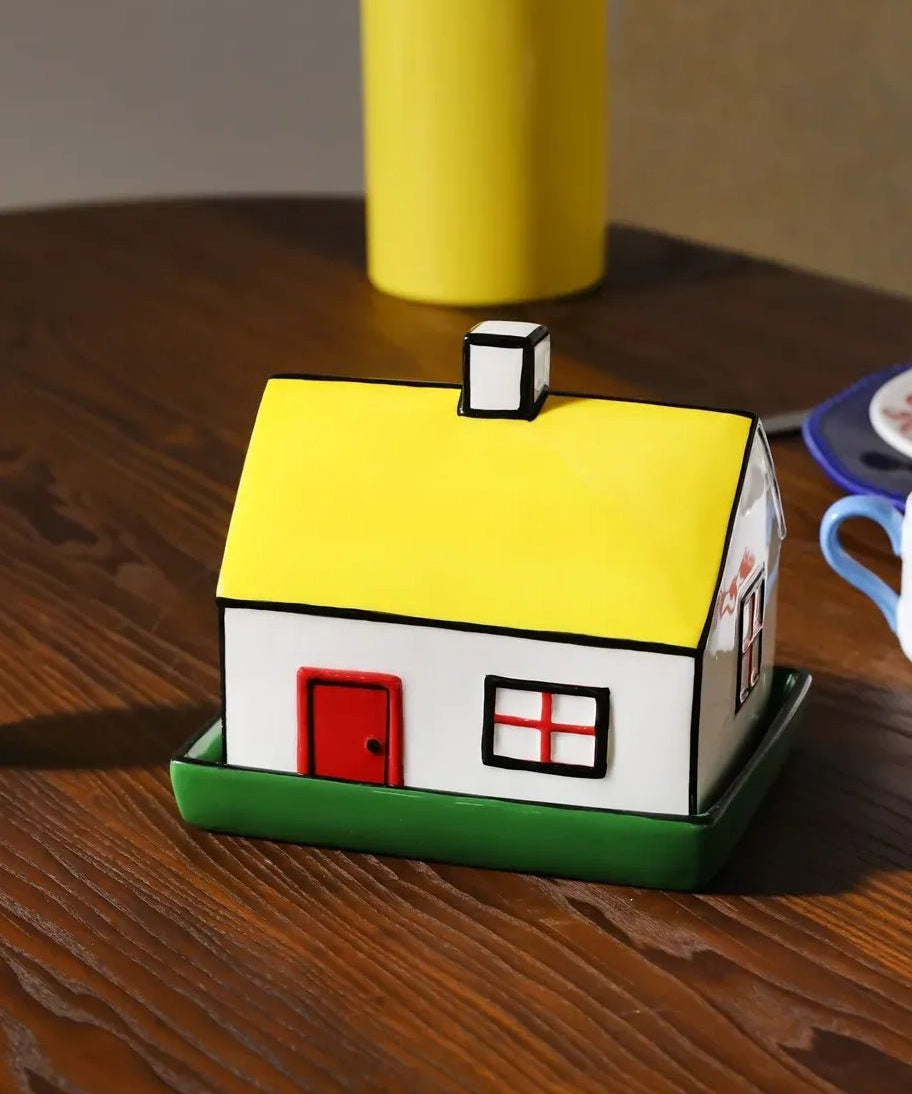 &Klevering - HAINES Butterdose Haus - Butterdose - ROSA ECK