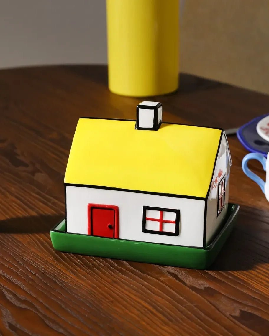 &Klevering - HAINES Butterdose Haus - Butterdose - ROSA ECK