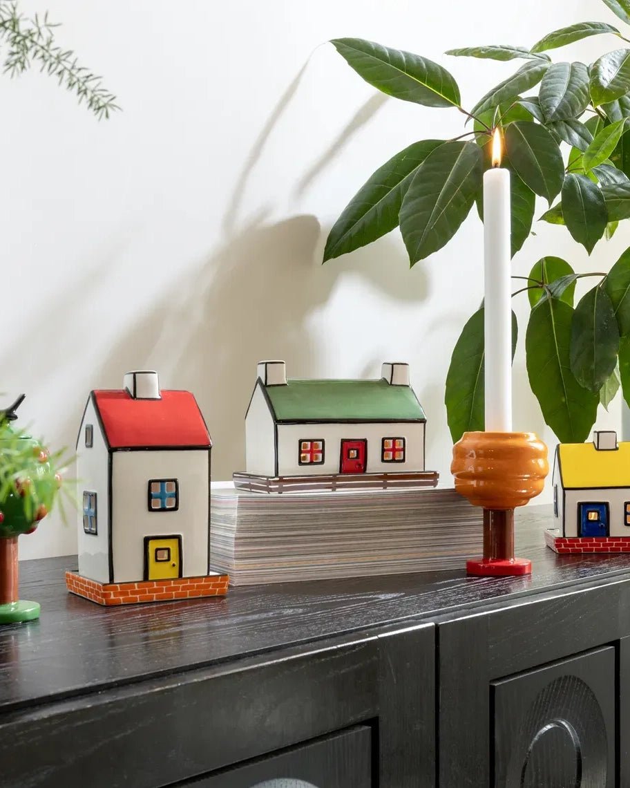&Klevering - HAINES Teelichthalter Haus • Townhouse - ROSA ECK