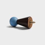 &Klevering - HALMA Wandhaken (2er-Set) • burgundy - ROSA ECK