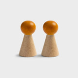 &Klevering - HALMA Wandhaken (2er-Set) • oak - ROSA ECK