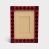 &Klevering - OSTERIA Bilderrahmen (A6) • burgundy - ROSA ECK