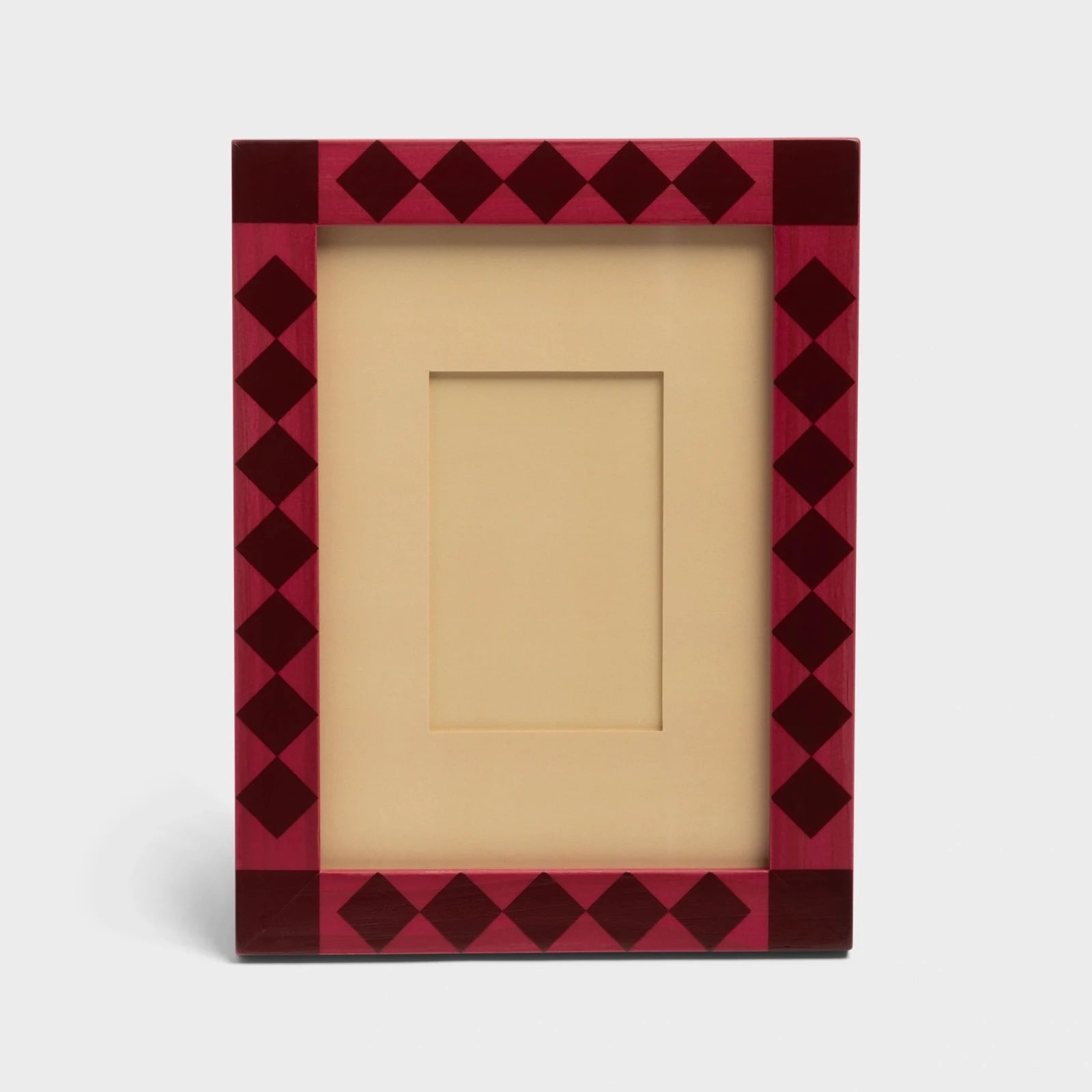 &Klevering - OSTERIA Bilderrahmen (A6) • burgundy - ROSA ECK