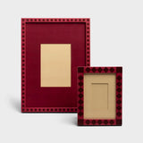 &Klevering - OSTERIA Bilderrahmen (A6) • burgundy - ROSA ECK