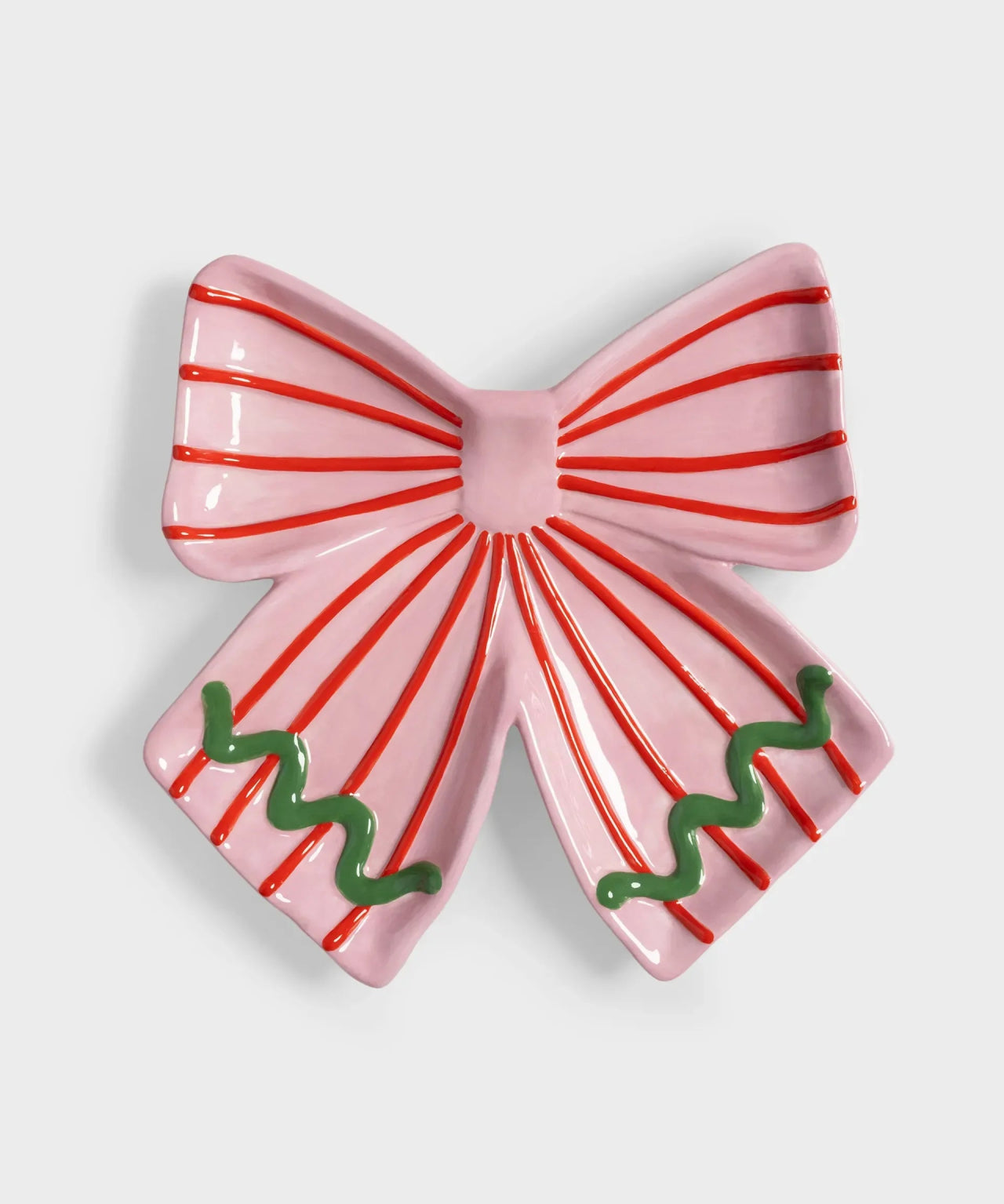 &Klevering - RIBBON Teller/Schmucktablett • Rosa - Tablett - ROSA ECK