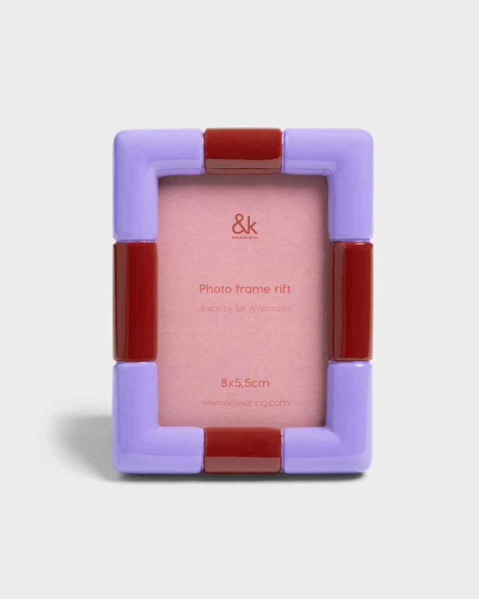 &Klevering - RIFT Bilderrahmen • Flieder - ROSA ECK