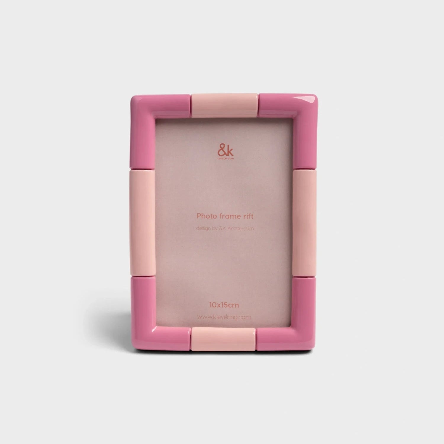 &Klevering - RIFT Bilderrahmen • rectangle candy pink - ROSA ECK