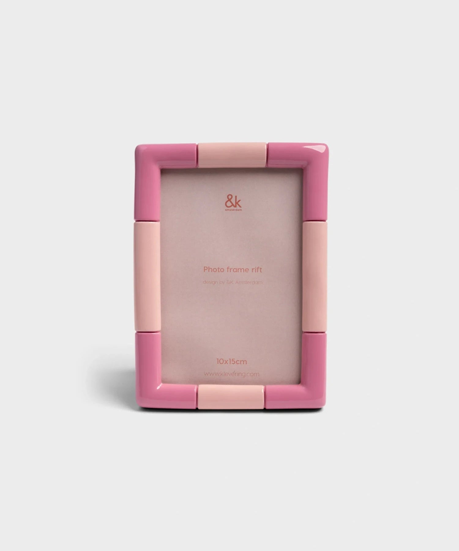 &Klevering - RIFT Bilderrahmen • rectangle candy pink - ROSA ECK