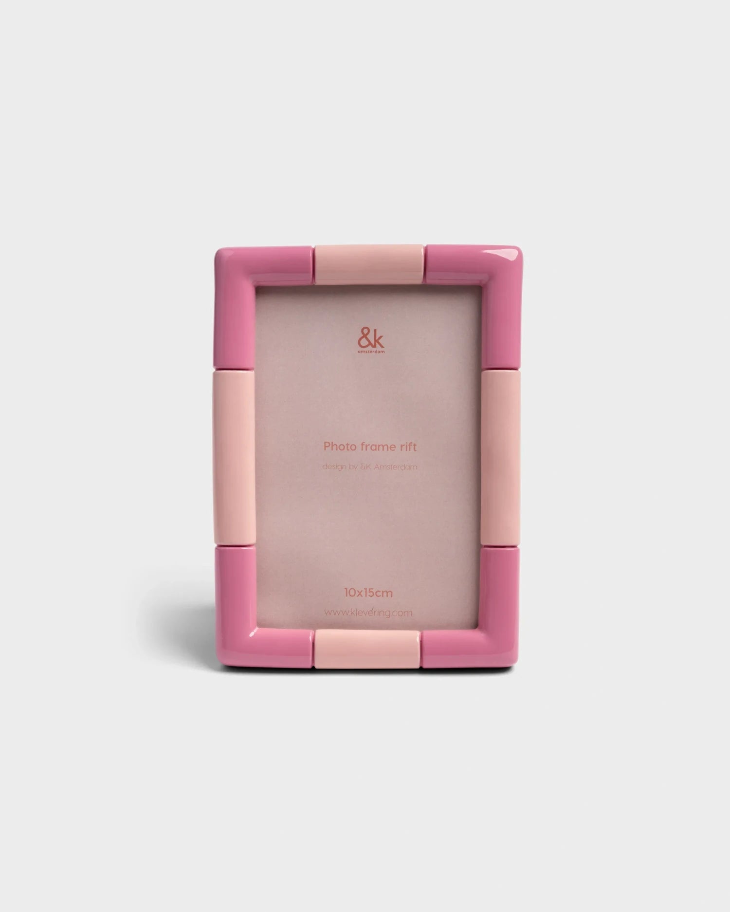 &Klevering - RIFT Bilderrahmen • rectangle candy pink - ROSA ECK
