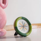 &Klevering - RIFT Bilderrahmen • round green - ROSA ECK