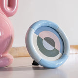 &Klevering - RIFT Bilderrahmen • round ice blue - ROSA ECK