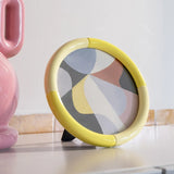 &Klevering - RIFT Bilderrahmen • round yellow - ROSA ECK