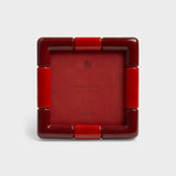 &Klevering - RIFT Bilderrahmen • square burgundy - ROSA ECK