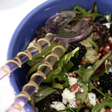 &Klevering - SLING Salatbesteck • pink - ROSA ECK