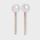 &Klevering - SLING Salatbesteck • pink - ROSA ECK
