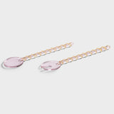 &Klevering - SLING Salatbesteck • pink - ROSA ECK