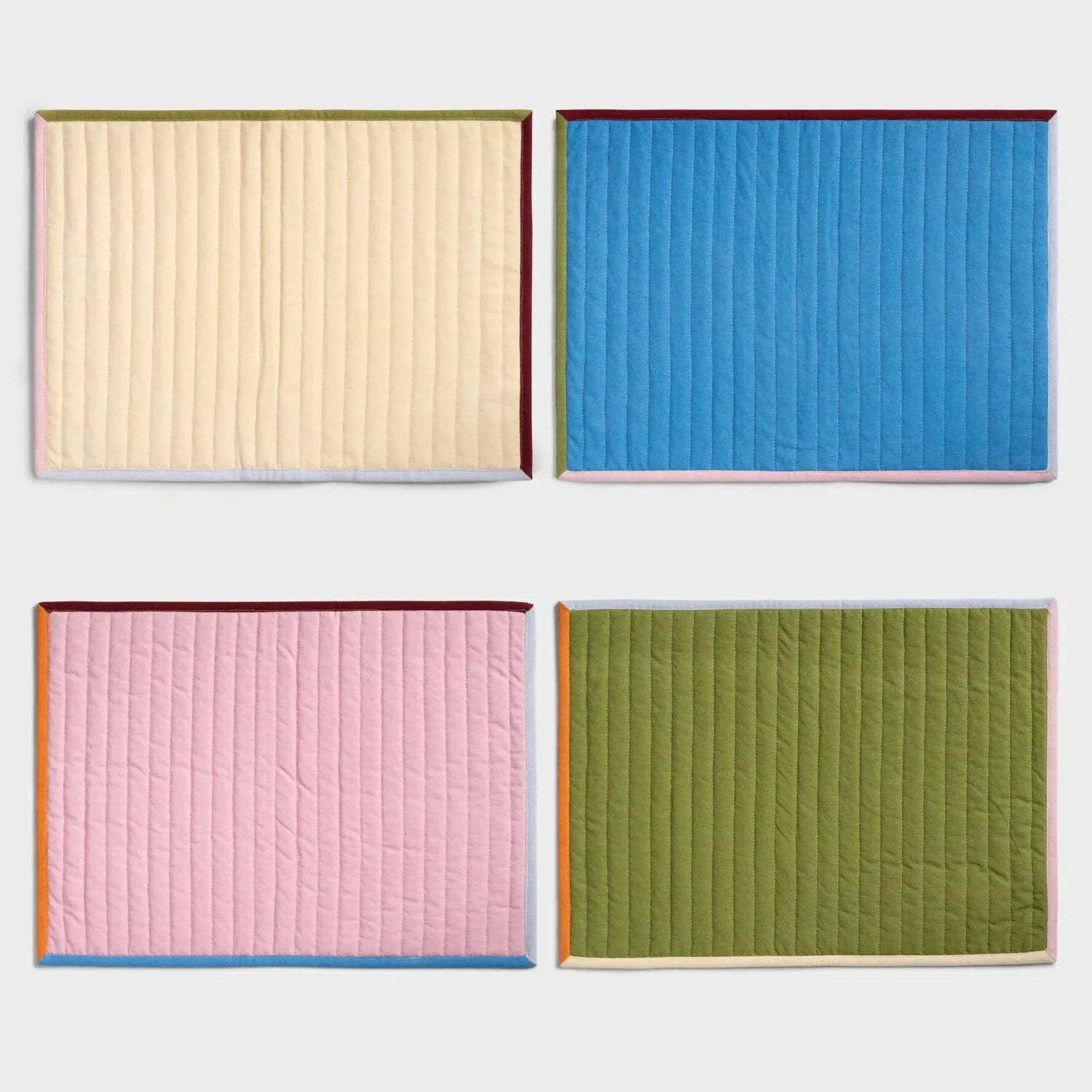&Klevering - STITCH Tischset (4er - Set) - ROSA ECK