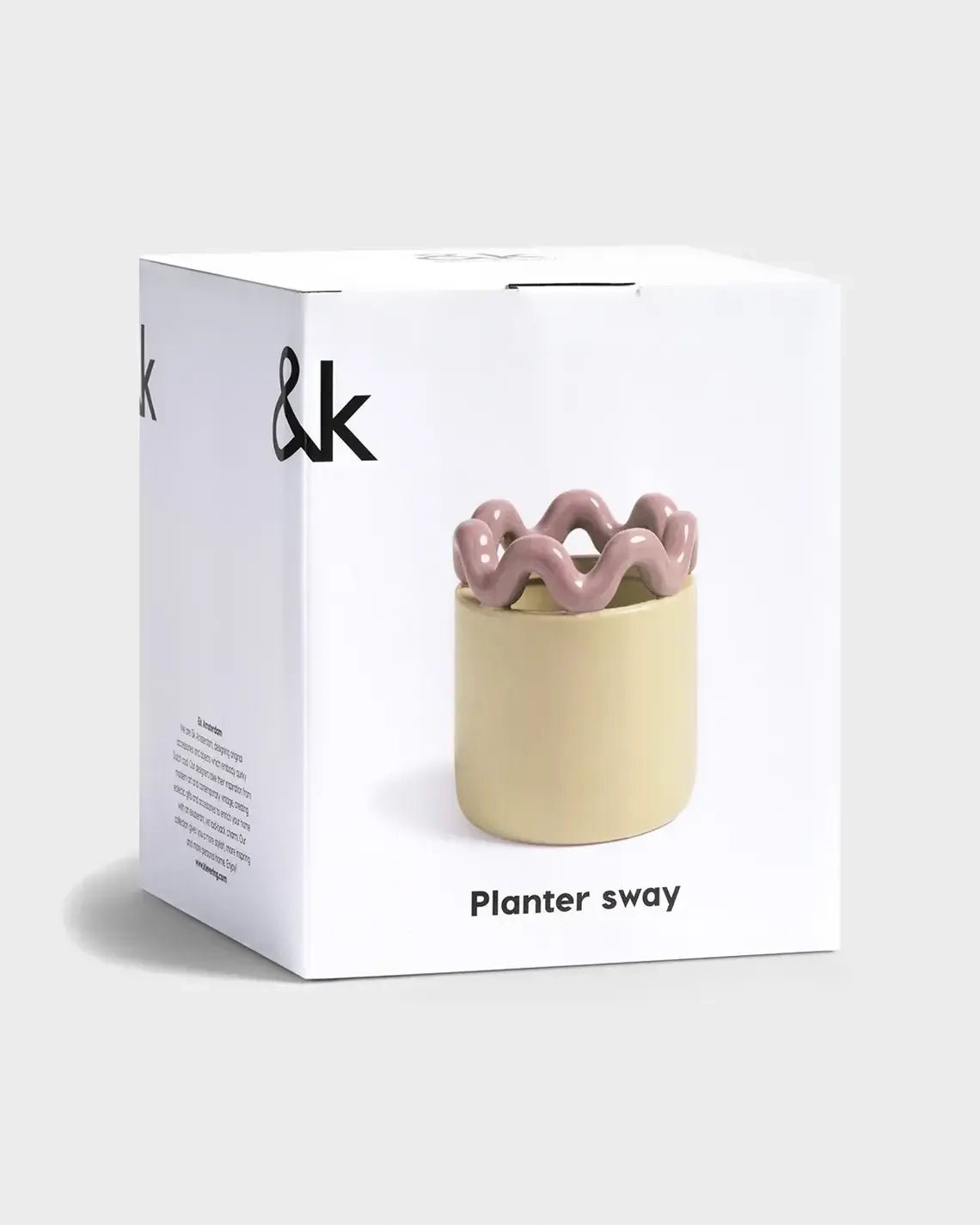 &Klevering - SWAY Blumentopf | Grün - Blumentopf - ROSA ECK Concept Store