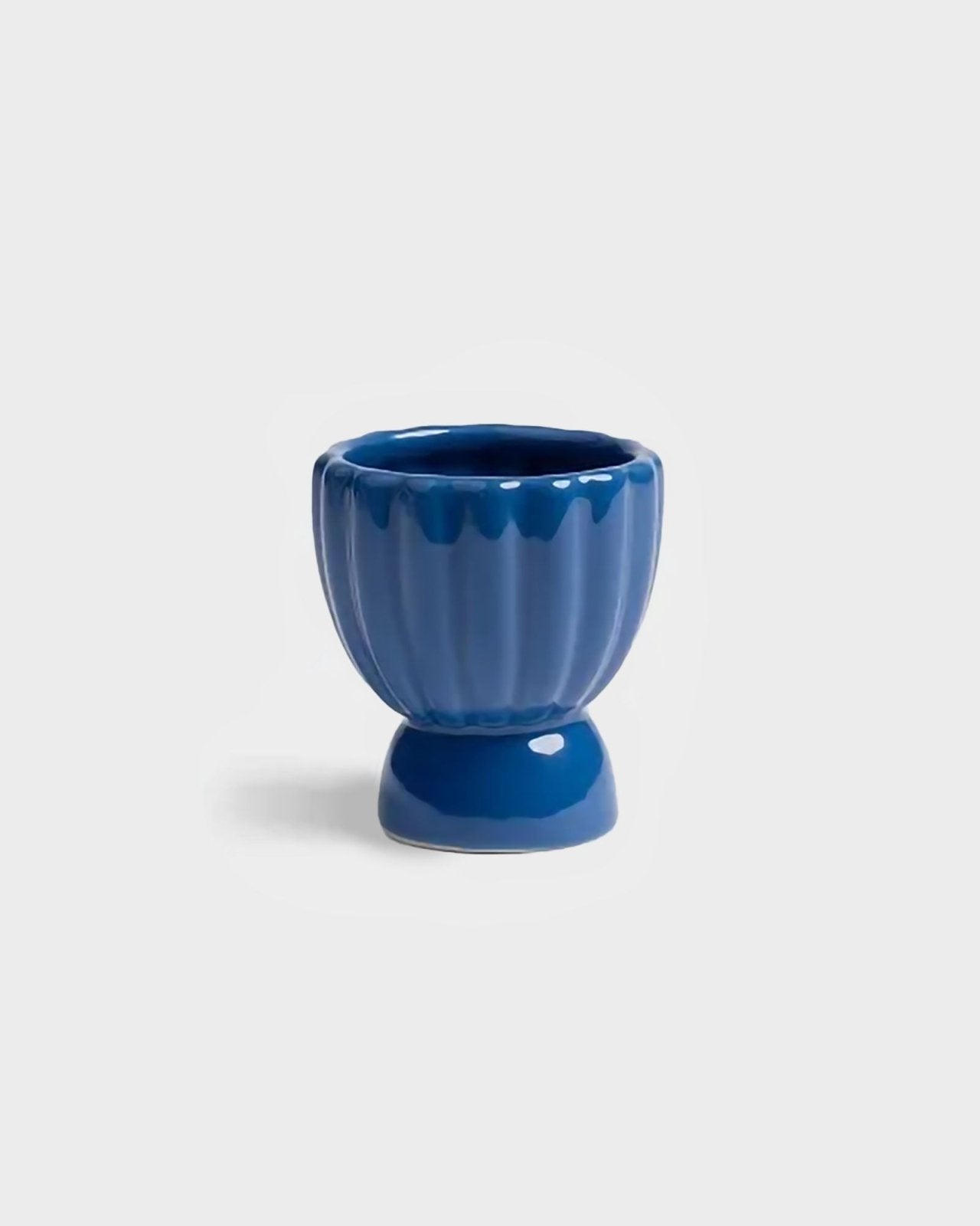 &Klevering - TUBE Eierbecher | Dunkelblau - Eierbecher - ROSA ECK Concept Store