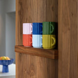 &Klevering - TUBE Espressotasse • Rot - Kaffee - und Teetasse - ROSA ECK