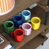 &Klevering - TUBE Espressotasse • Rot - Kaffee - und Teetasse - ROSA ECK