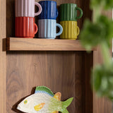 &Klevering - TUBE Espressotasse • Rot - Kaffee - und Teetasse - ROSA ECK