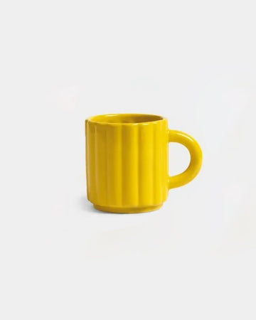 &Klevering - TUBE Tasse | Gelb - Kaffee - und Teetasse - ROSA ECK Concept Store