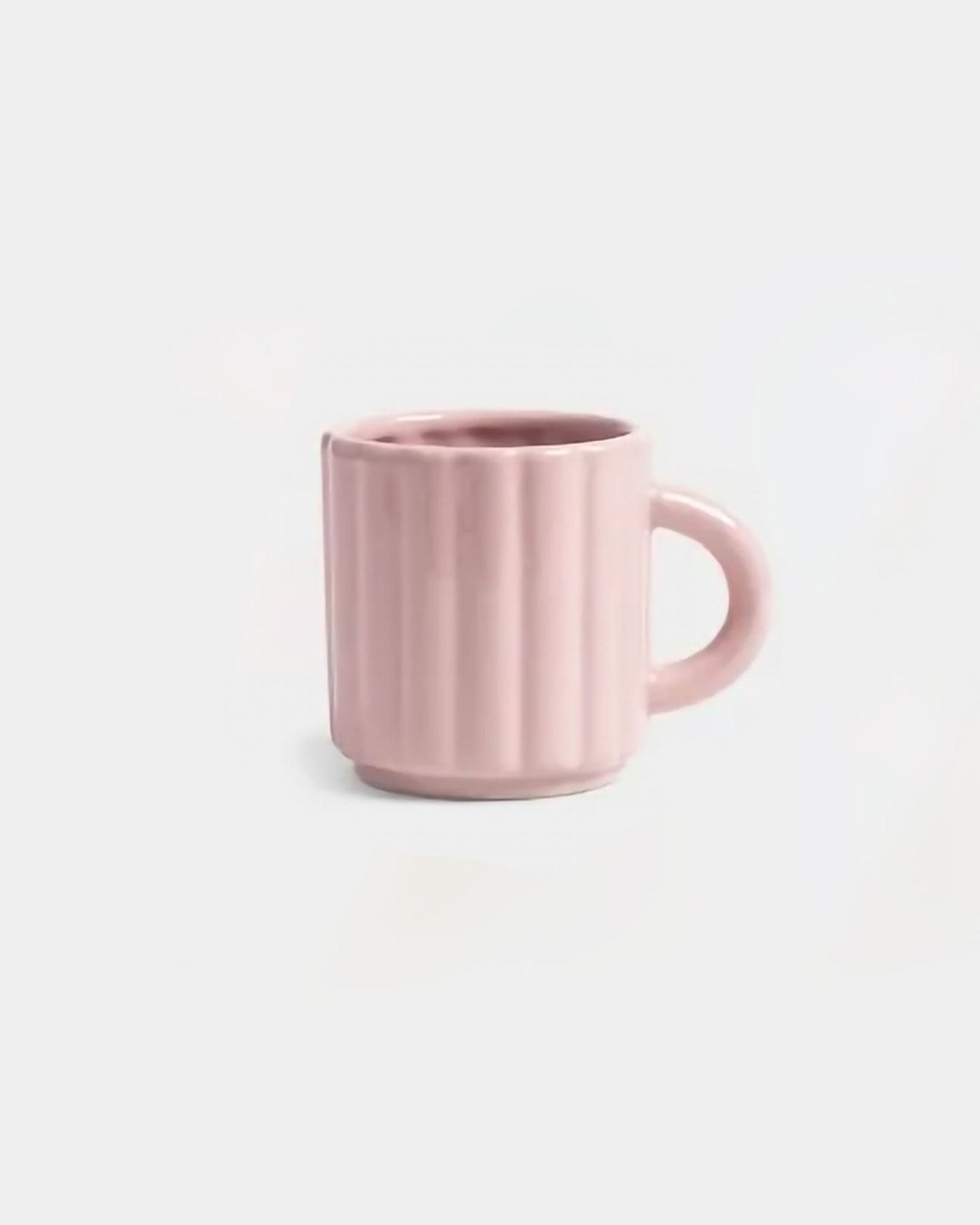 &Klevering - TUBE Tasse | Rosa - Kaffee - und Teetasse - ROSA ECK Concept Store