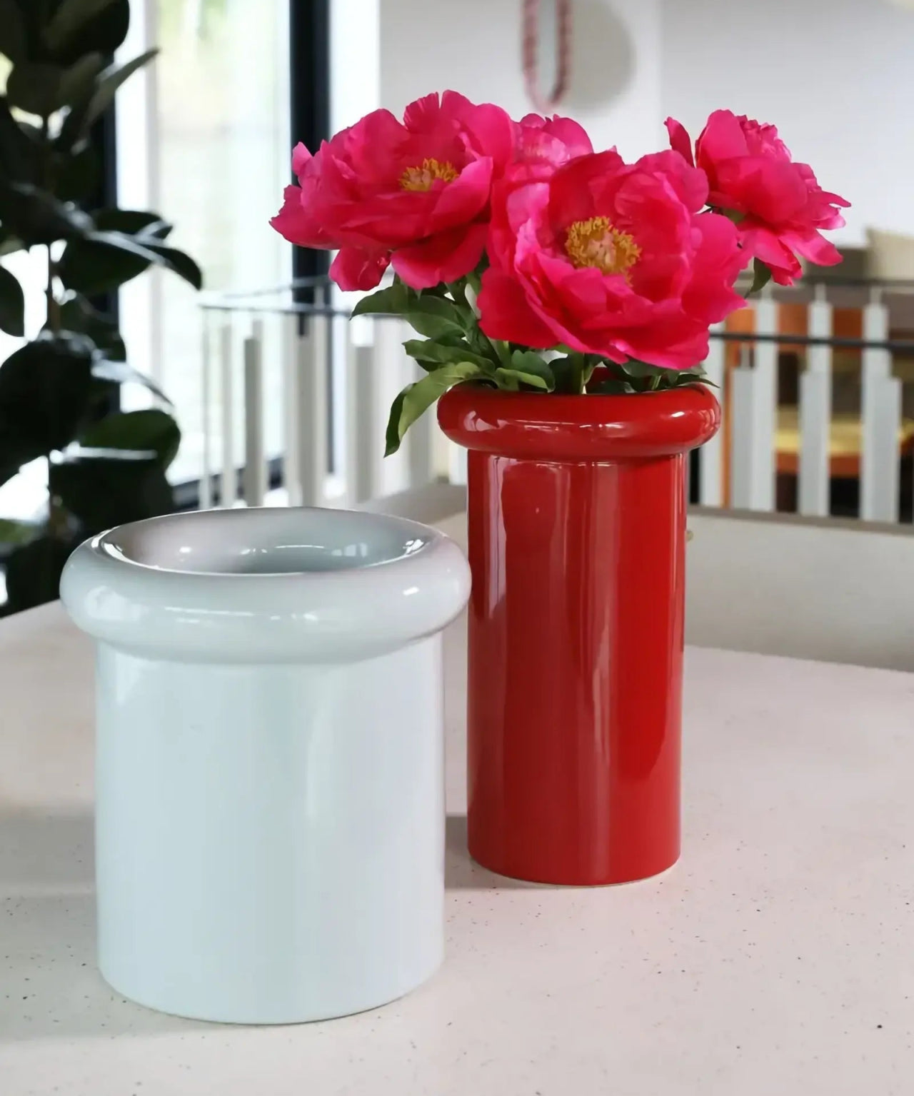 &Klevering - TURBAN Vase | Dunkelrot - Vase - ROSA ECK Concept Store