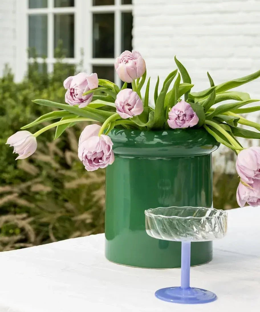 &Klevering - TURBAN Vase | Grün - Vase - ROSA ECK Concept Store