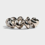 &Klevering - TWIST Topfuntersetzer • silver - ROSA ECK