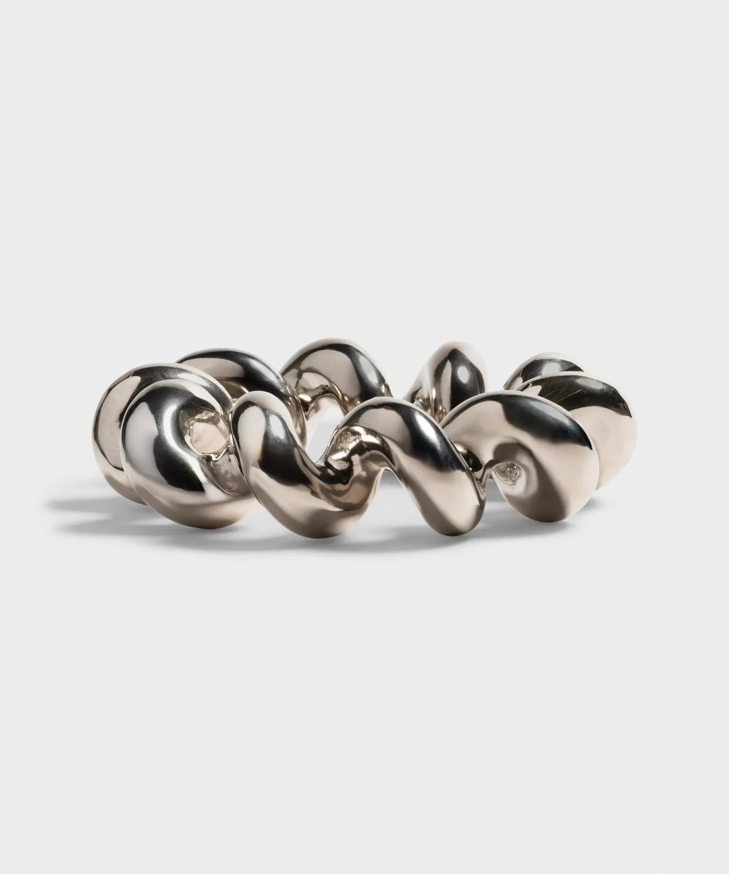 &Klevering - TWIST Topfuntersetzer • silver - ROSA ECK