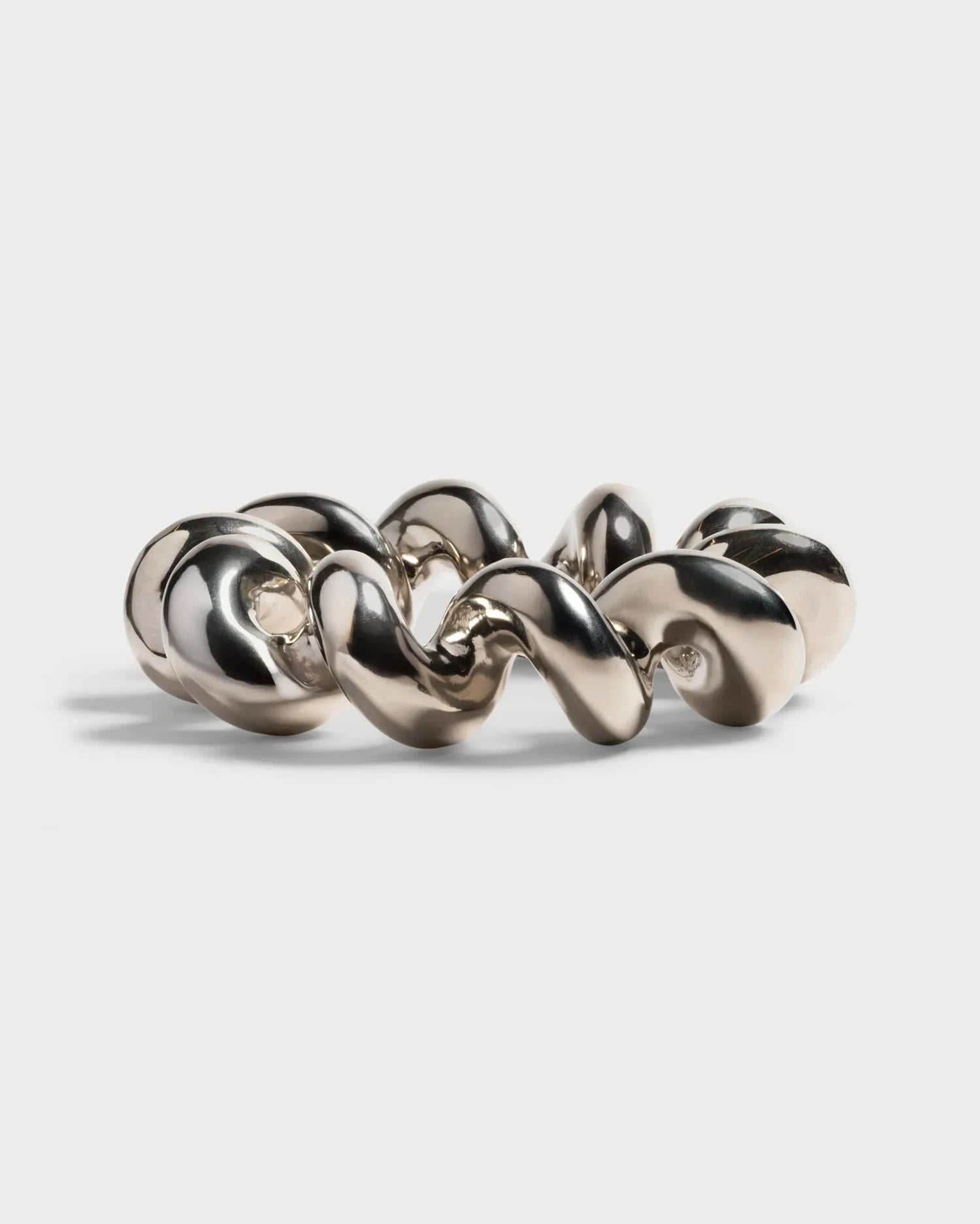 &Klevering - TWIST Topfuntersetzer • silver - ROSA ECK