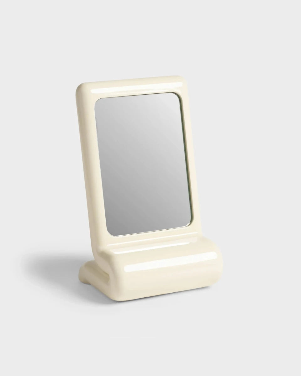 &Klevering - VANITY WHIP Spiegel • Off - White - ROSA ECK