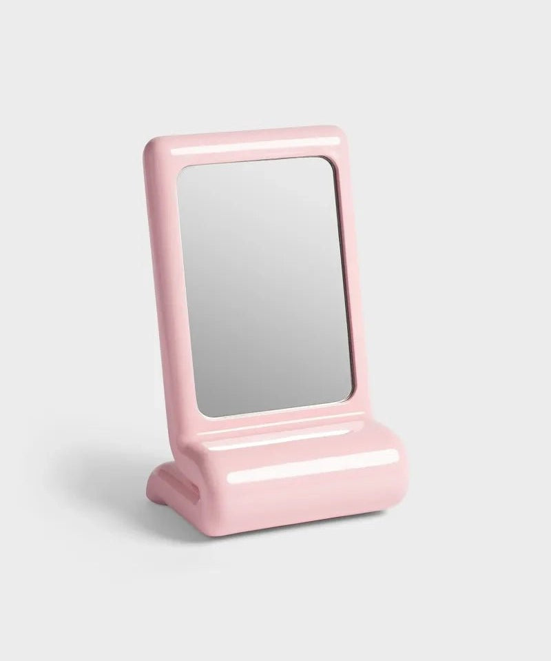 &Klevering - VANITY WHIP Tischspiegel • pink - Spiegel - ROSA ECK Concept Store