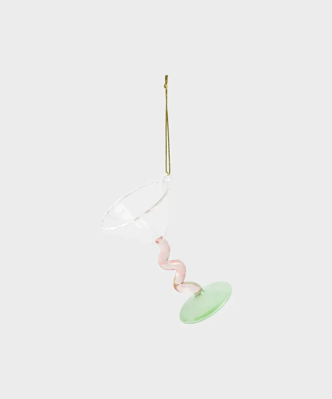 &Klevering - Weihnachtskugel Cocktailglas • Rosa - Weihnachtskugel - ROSA ECK