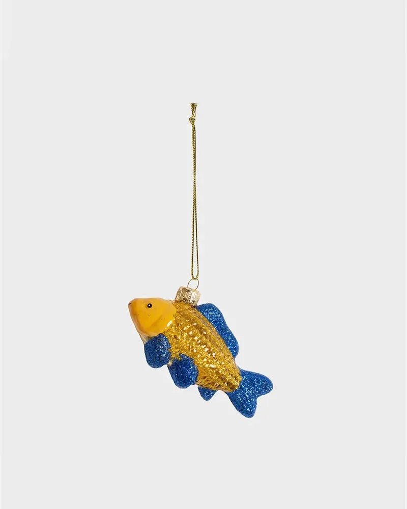 &Klevering - Weihnachtskugel Fisch • Gelb - Weihnachtskugel - ROSA ECK