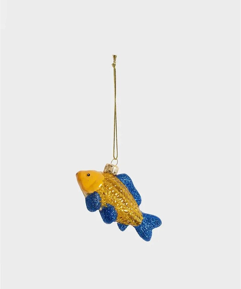 &Klevering - Weihnachtskugel Fisch • Gelb - Weihnachtskugel - ROSA ECK
