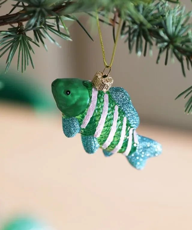 &Klevering - Weihnachtskugel Fisch • Gelb - Weihnachtskugel - ROSA ECK