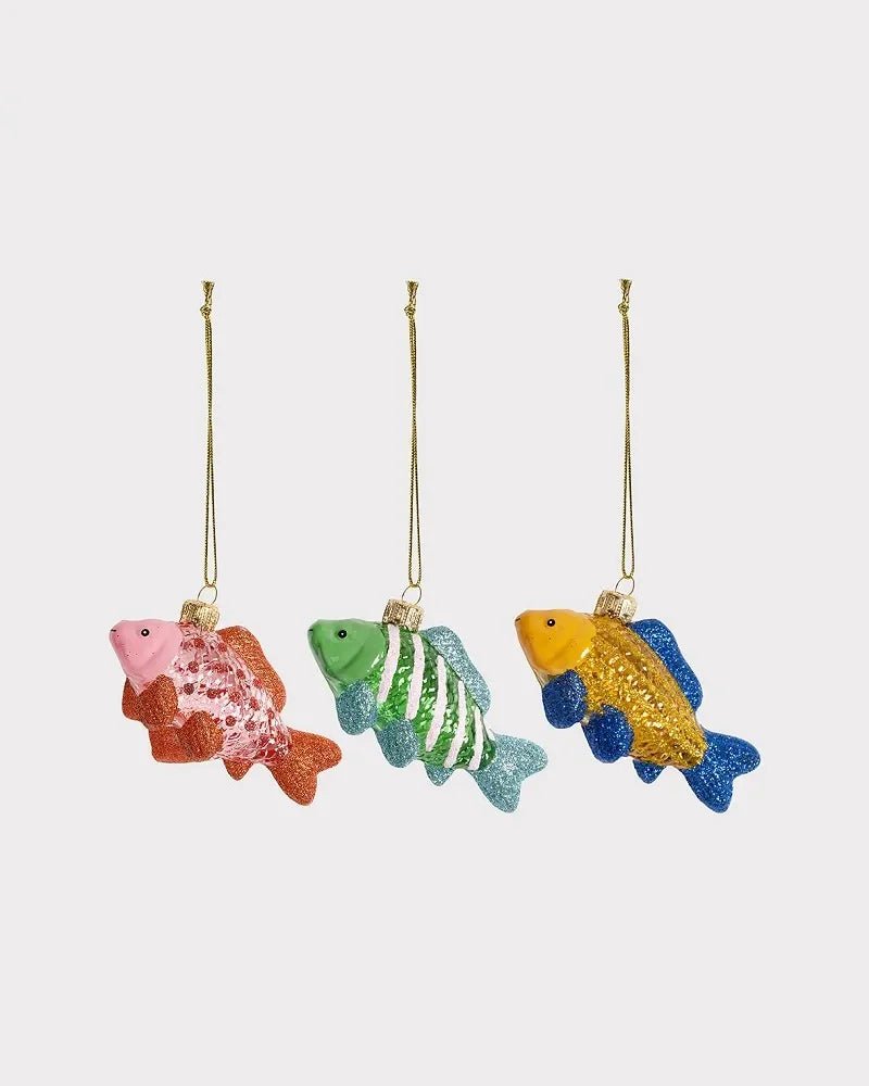 &Klevering - Weihnachtskugel Fisch • Gelb - Weihnachtskugel - ROSA ECK