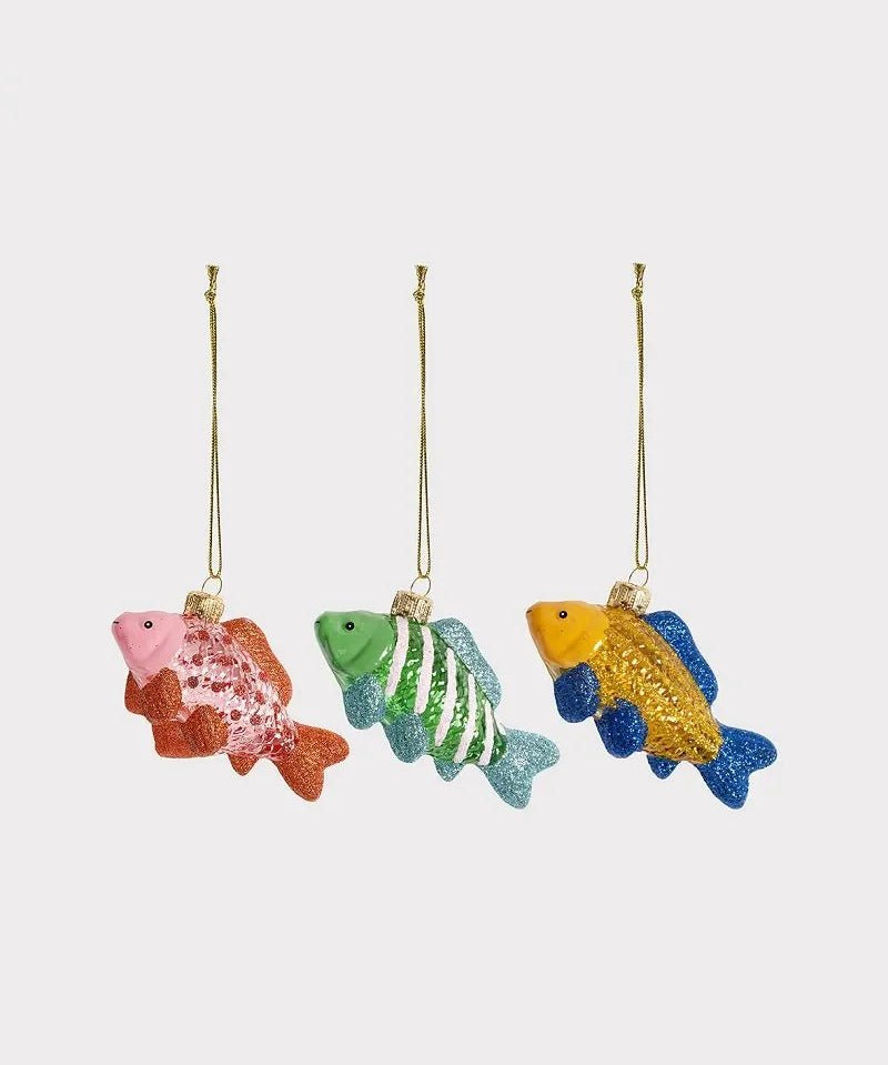 &Klevering - Weihnachtskugel Fisch • Gelb - Weihnachtskugel - ROSA ECK