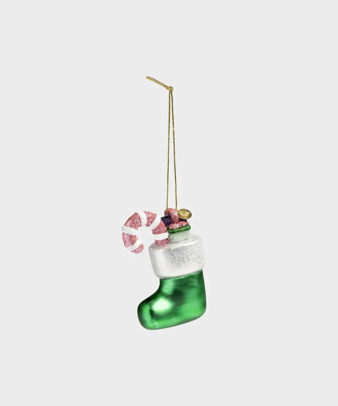 &Klevering - Weihnachtskugel Strumpf • Grün - Weihnachtskugel - ROSA ECK
