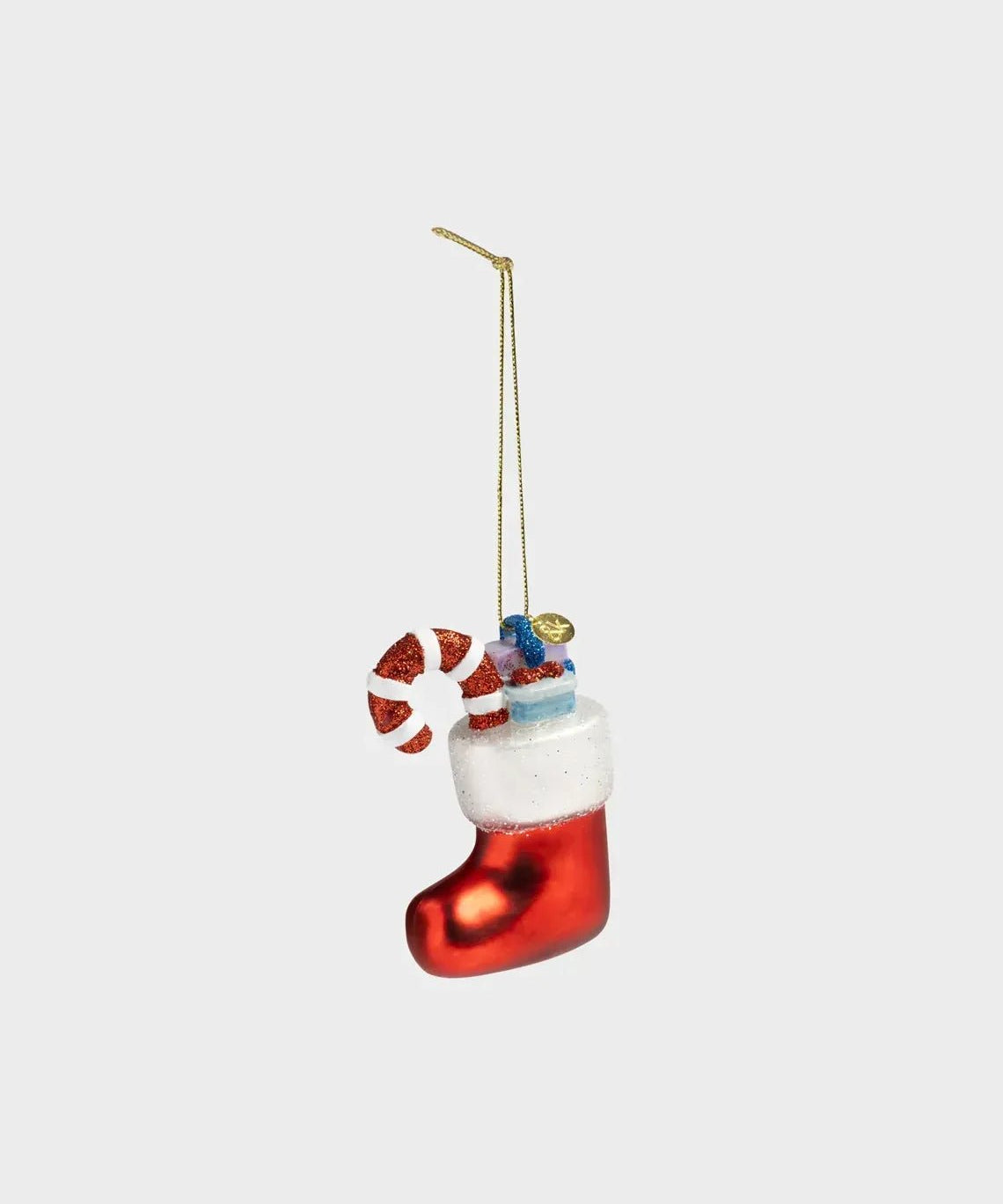 &Klevering - Weihnachtskugel Strumpf • Rot - Weihnachtskugel - ROSA ECK