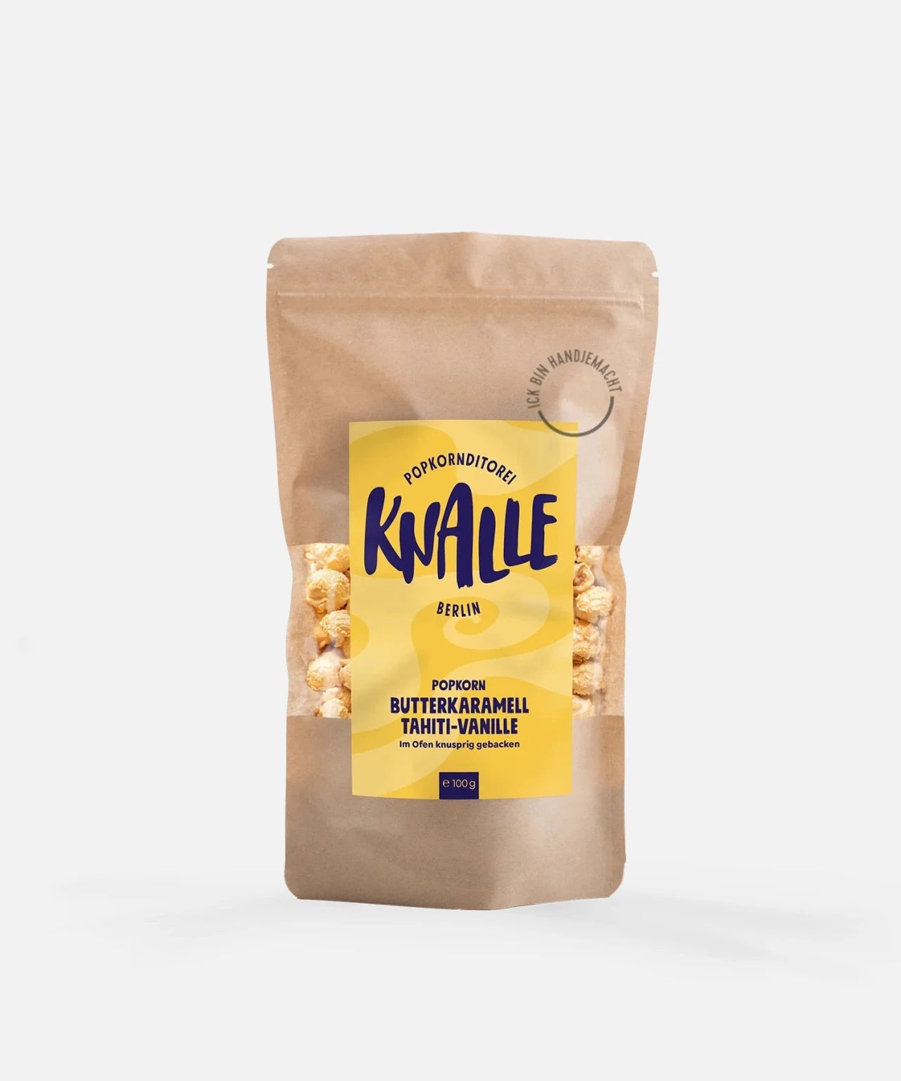 Knalle Popcorn - Butterkaramell Tahiti - Vanille Popcorn (100 g) - ROSA ECK