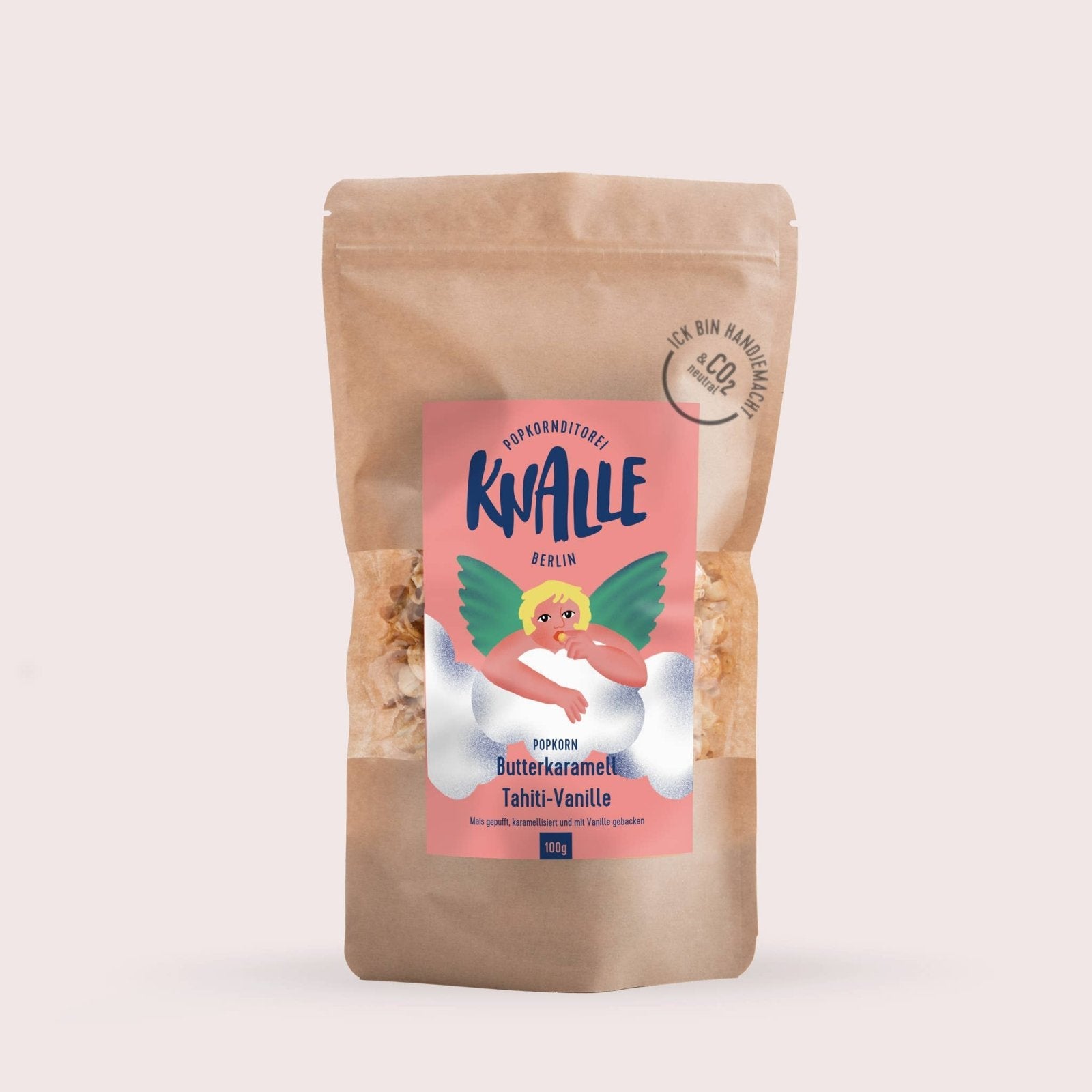 Knalle Popcorn - Butterkaramell Tahiti - Vanille Popcorn (100 g) • Winter Design - Popcorn - ROSA ECK
